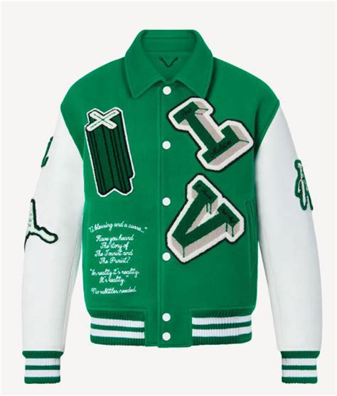 louis vuitton varsity jacket green price